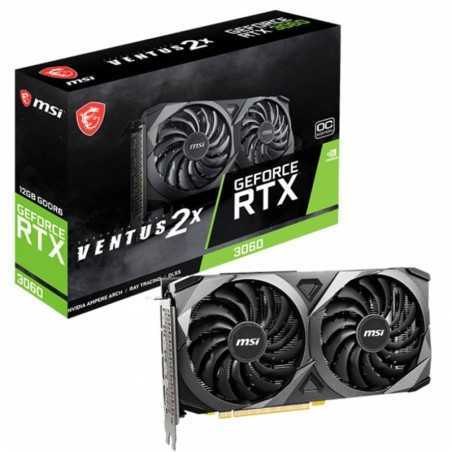 TARJETA DE VIDEO MSI RTX3060 VENTUS 2X OC 12GB DDR6