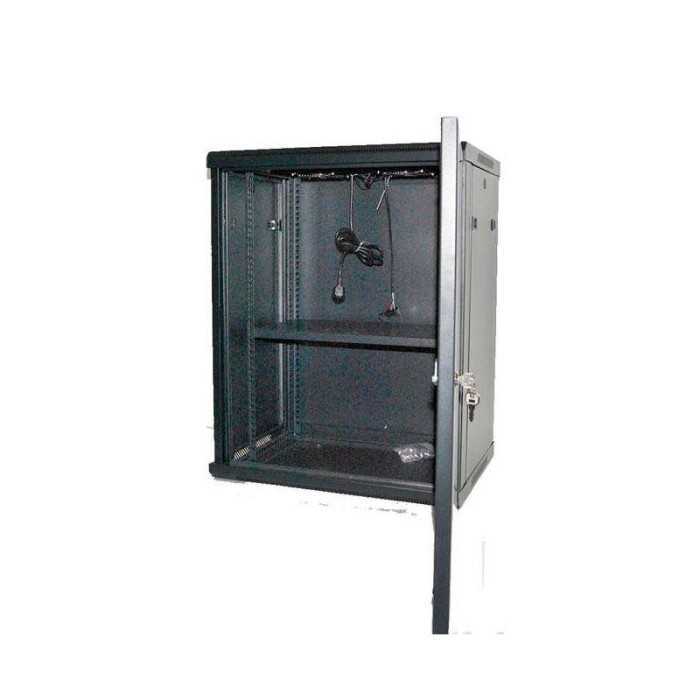 ARMARIO RACK POWERGREEN 12U 60X60 TERMOSTATO + VENTILADORES + 1 BANDEJA