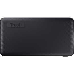 POWERBANK TRUST PRIMO SLIM 10000MAH 2A USB + USB-C + MICRO-USB ECO BLACK