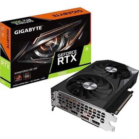 TARJETA DE VIDEO NVIDIA GIGABYTE RTX3060 12GB WINDFORCE OC GDRR6 PCIE