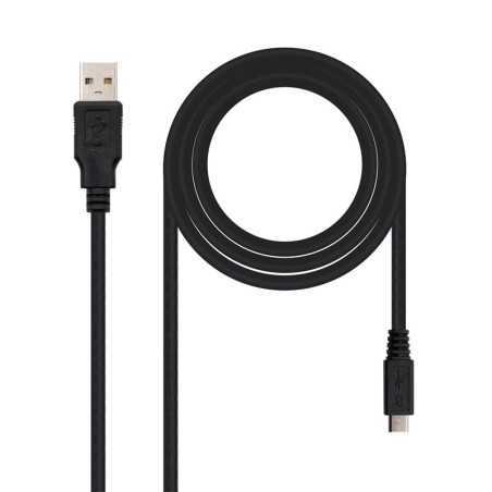 CABLE USB AM/MICRO B/M 1.8M NANOCABLE