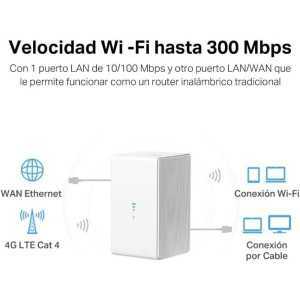 WIRELESS ROUTER MERCUSYS MB110-4G 4G LTE 150MBPS