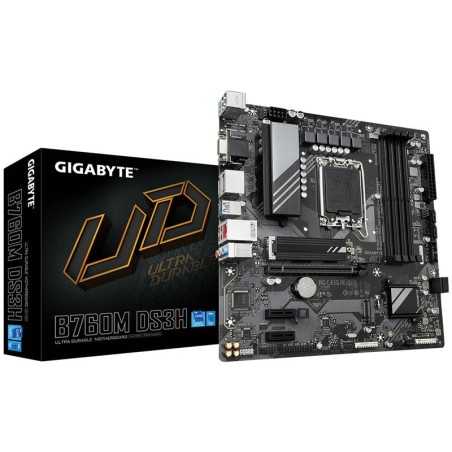 PLACA BASE GIGABYTE GA-B760M-DS3H DDR5 VGA + HDMI + DP M-ATX