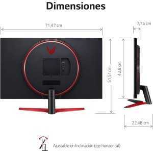 MONITOR LG ULTRAGEAR GAMING 32 QHD DP HDMI VESA