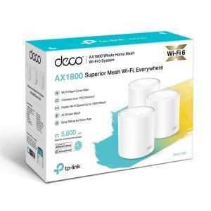 WIRELESS REPEATER TP-LINK AX1800 HOME MESH PACK 3 DECO X20