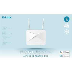 WIRELESS ROUTER D-LINK G415 EAGLE PRO AI 4G 1500MBPS