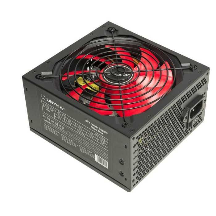 FUENTE DE ALIMENTACION UNYKA 700W GAMING BLACK