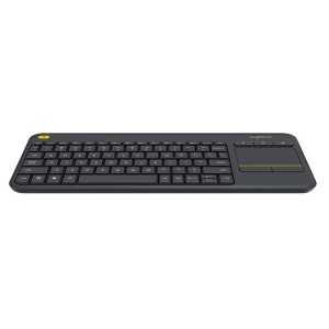 TECLADO LOGITECH K400 RF WIRELESS BLACK