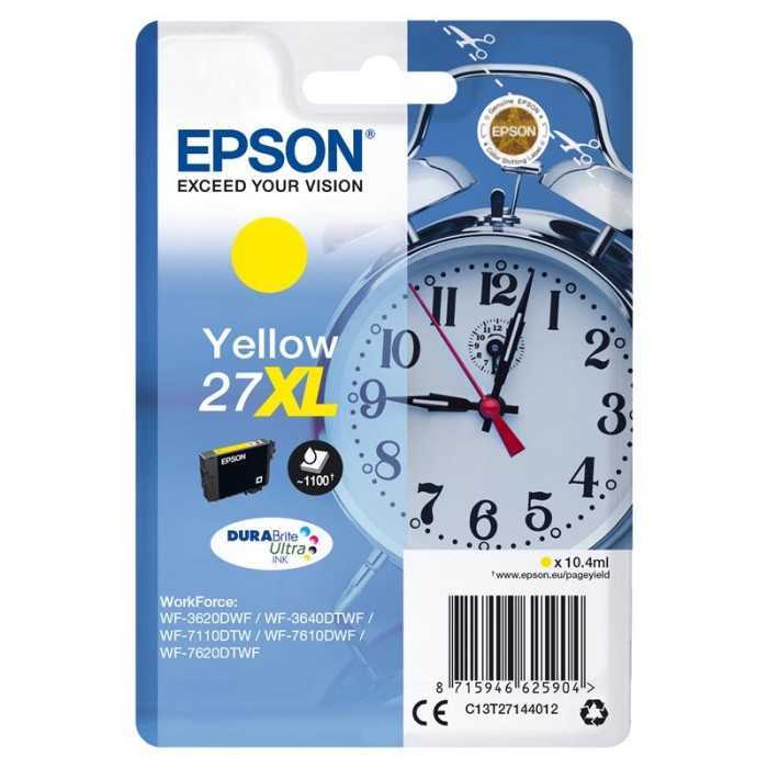 TINTA EPSON C13T27144012 YELLOW T2714 27XL DURABRITE ULTRA