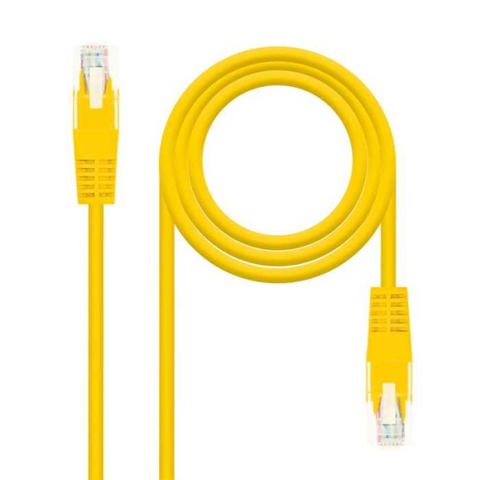 CABLE DE RED CAT.6 UTP 1M NANOCABLE YELLOW