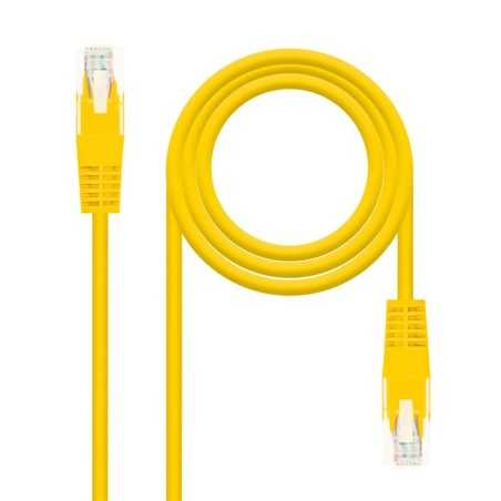 CABLE DE RED CAT.6 UTP 1M NANOCABLE YELLOW