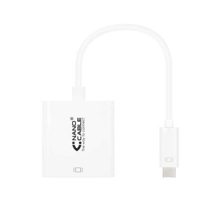 CABLE CONVERSOR THUNDERBOLT USB-C C A HDMI 15CM WHITE