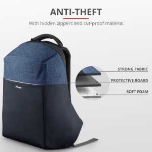 MOCHILA TRUST NOX ANTI-THEFT 16 BLUE