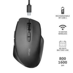 RATON TRUST THEMO RECARGABLE WIRELESS BLACK