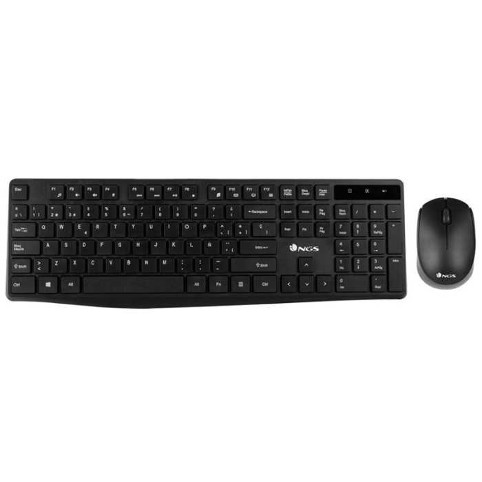 TECLADO + RATON NGS ALLURE WIRELESS BLACK