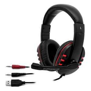 AURICULARES + MICROFONO PHOENIX HYDRA GAMING BLACK/RED