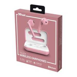 AURICULARES TRUST PRIMO TOUCH EARPHONES BLUETOOTH WIRELESS PINK