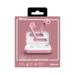 AURICULARES TRUST PRIMO TOUCH EARPHONES BLUETOOTH WIRELESS PINK