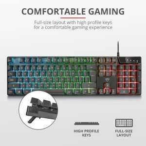 TECLADO TRUST GAMING GXT 835 USB RGB