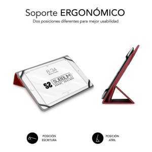 FUNDA RIGIDA SUBBLIM FREECAM PARA TABLETS 10.1-11 HUECO CAMARA RED