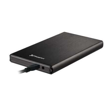 CAJA EXTERNA PHOENIX HDD 2.5 SATA USB 3.0 BLACK