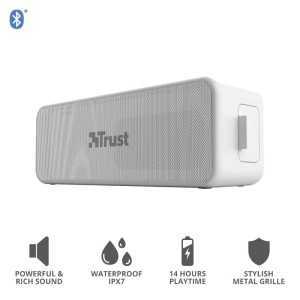 ALTAVOCES TRUST ZOWY MAX STYLISH WIRELESS BLUETOOTH WHITE