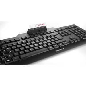 TECLADO + LECTOR CHIP DNI CHERRY KC1000 USB BLACK