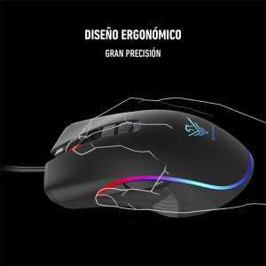 RATON PHOENIX GAMING USB RGB 7200 DPI 7 BOTONES