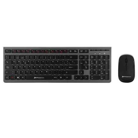 TECLADO + RATON PHOENIX WIRELESS ULTRA SLIM BLACK