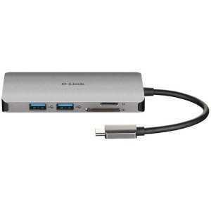 DOCK HUB USB D-LINK 8 EN 1 DUB-M810 USB-C