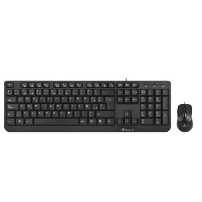 TECLADO + RATON NGS COCOAKIT USB BLACK