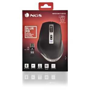 RATON NGS BLUR WIRELESS MULTIDEVICE RECARGABLE LED BLACK