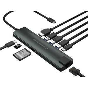 DOCK HUB USB-C 6-1 CONCEPTRONICS USB-C PD 100W HDMI RJ45 MICROSD USB 3.0