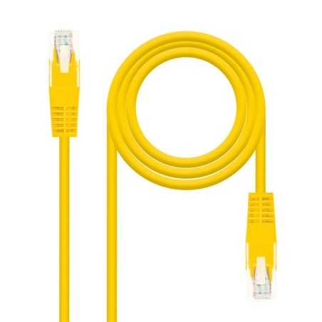 CABLE DE RED CAT.6 UTP FLEX 3M NANOCABLE YELLOW