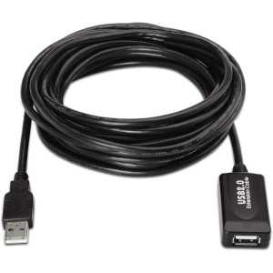 CABLE USB ALARGADOR AISENS AM/AH 5M AMPLIFICADO BLACK