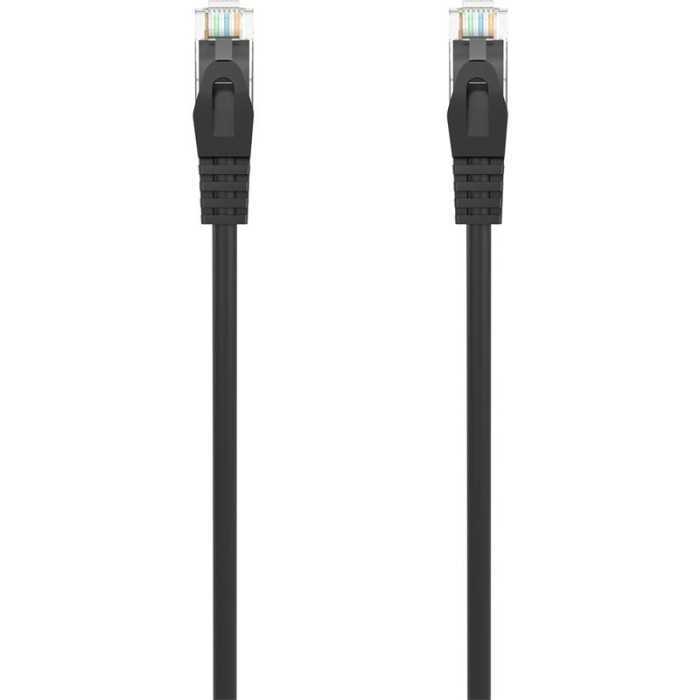 CABLE DE RED CAT.6A UTP 0.5M AISENS BLACK