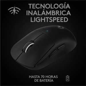 RATON LOGITECH PRO X SUPERLIGHT GAMING WIRELESS BLACK