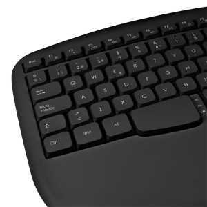 TECLADO PHOENIX K101 ERGONOMICO USB BLACK