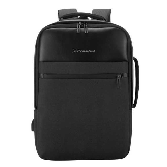 MOCHILA PHOENIX BERLIN 15.6 BLACK + CABLE USB