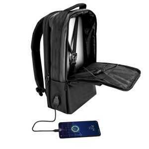 MOCHILA PHOENIX BERLIN 15.6 BLACK + CABLE USB