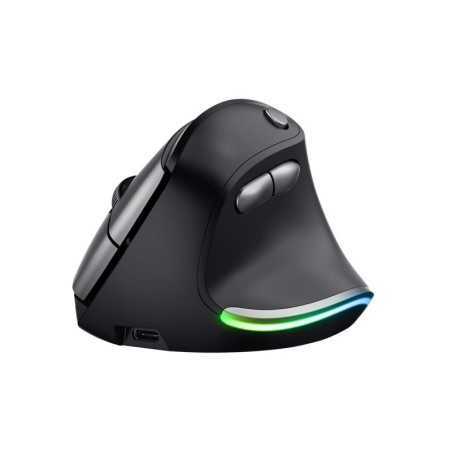 RATON TRUST BAYO WIRELESS ERGONOMIC RGB BLACK