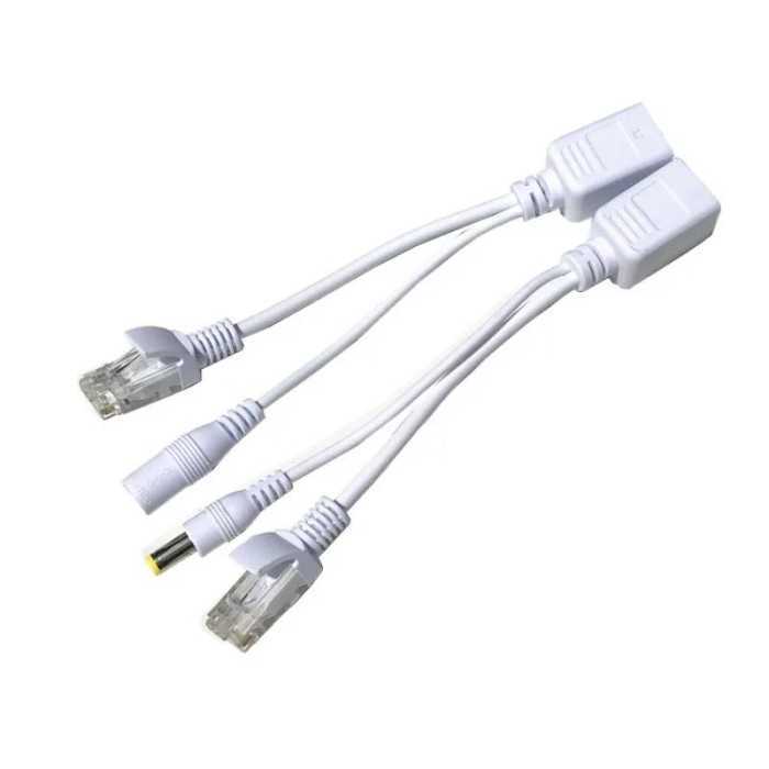 INYECTOR Y SPLITTER POE RJ-45 JACK WHITE