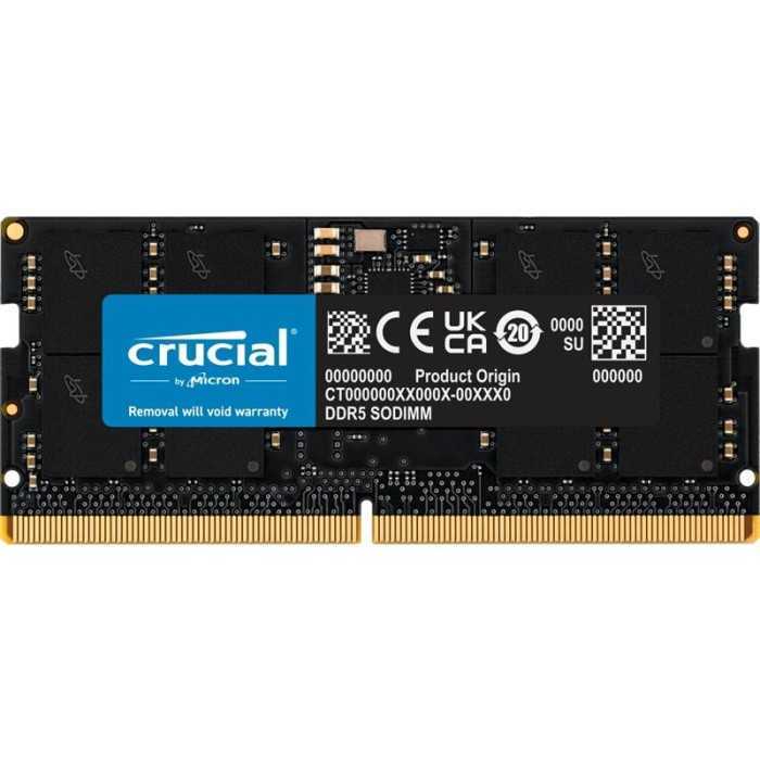 MEMORIA SODIMM 16GB CRUCIAL DDR5 4800MHZ