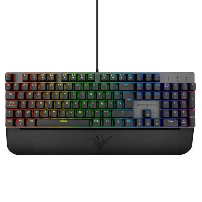 TECLADO PHOENIX MK1 ELITE MECANICO GAMING USB RGB