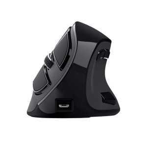 RATON TRUST VOXX ERGONOMICO WIRELESS 9 BOTONES BLACK