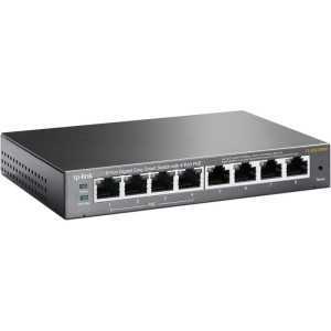 SWITCH TP-LINK GIGABIT 8 PUERTOS TL-SG108PE EASY SMART GESTIONABLE 4 POE