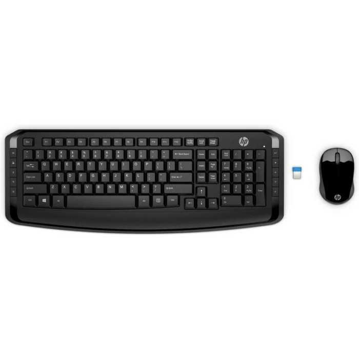 TECLADO + RATON HP 300 WIRELESS