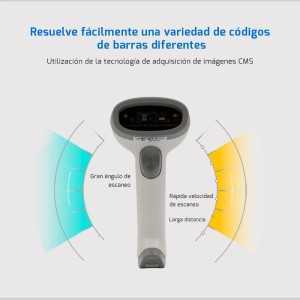 LECTOR AVPOS CODIGO DE BARRAS 940 ALTO RENDIMIENTO USB 2D BLACK + SOPORTE