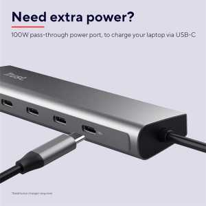 HUB USB-C TRUST 5 PUERTOS HALYX USB-C 3.2