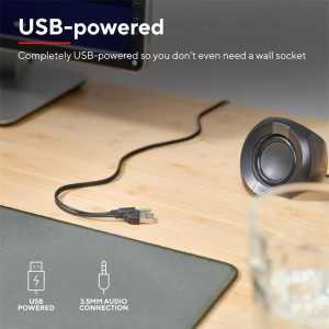 ALTAVOCES TRUST POLO USB 2.0 BLACK